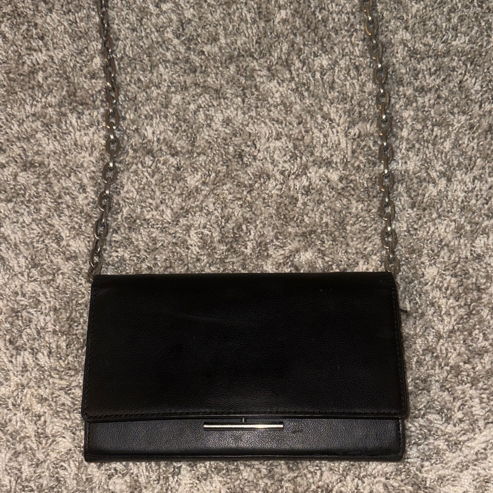 Treasure & Bond Elegant Black Women's Clutch Crossbody Bag